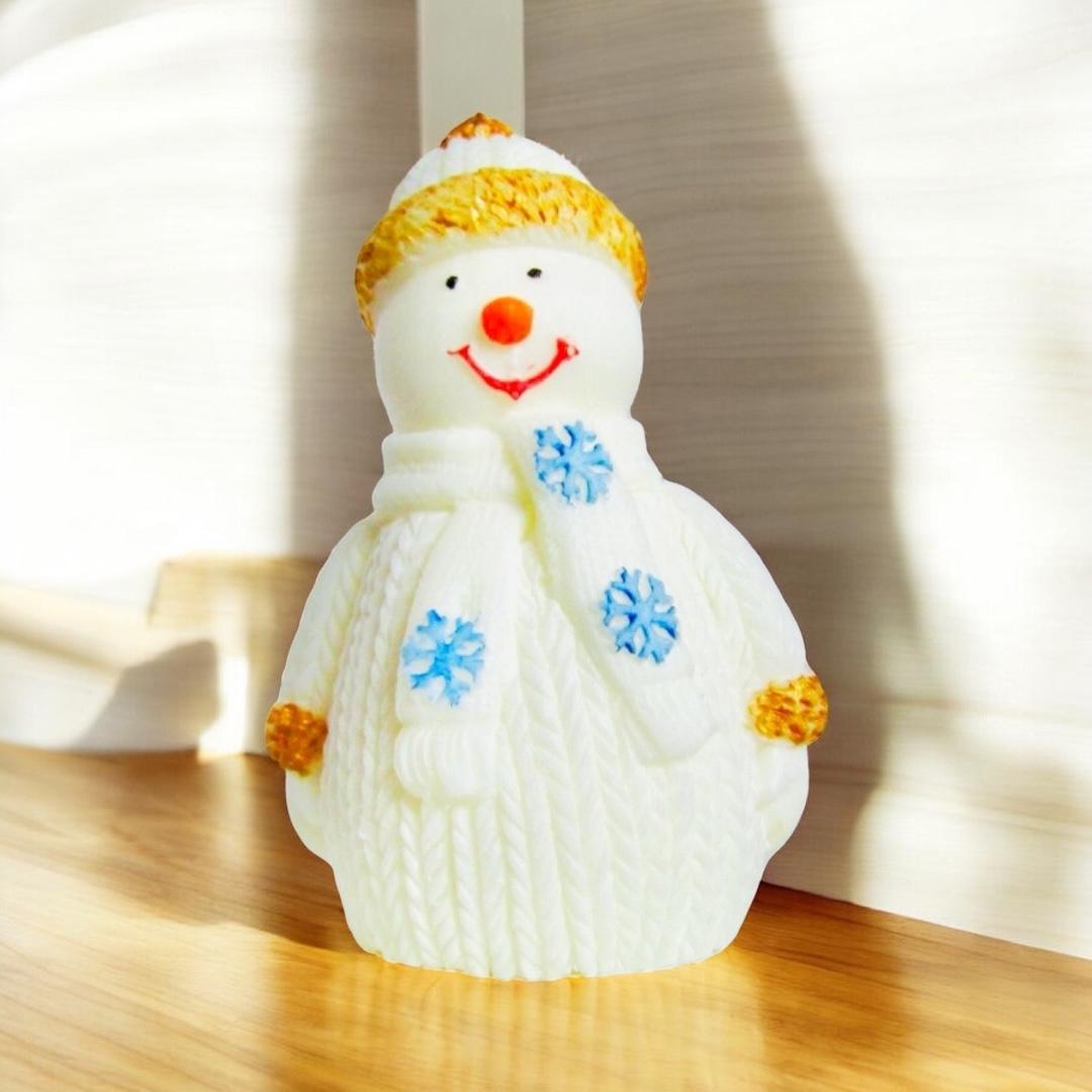 Pupazzo di Neve in Maglione | Decorazione Natalizia "Cozy Winter"