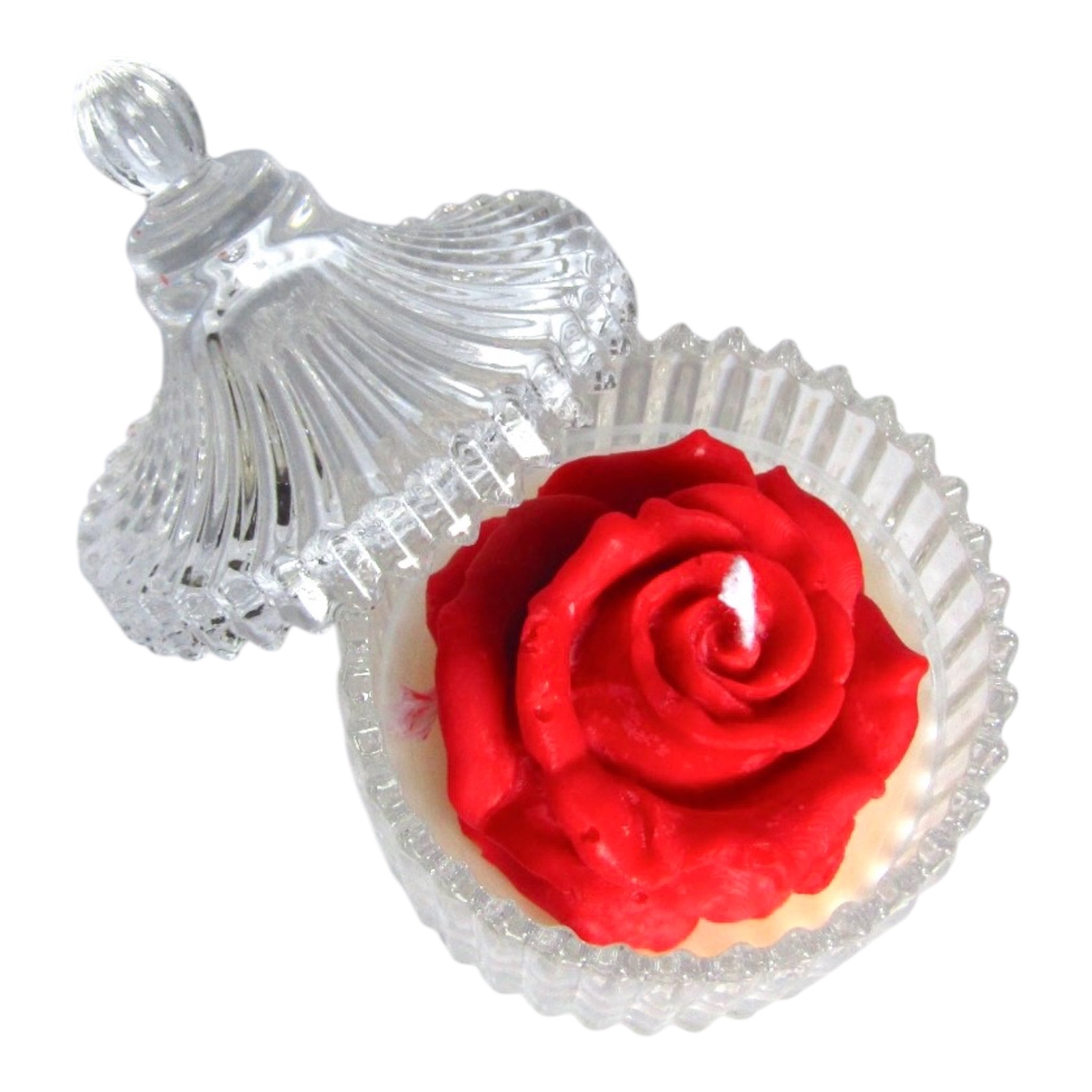 Rosa Eterna- L'Eleganza del Vetro e la Passione del Fiore