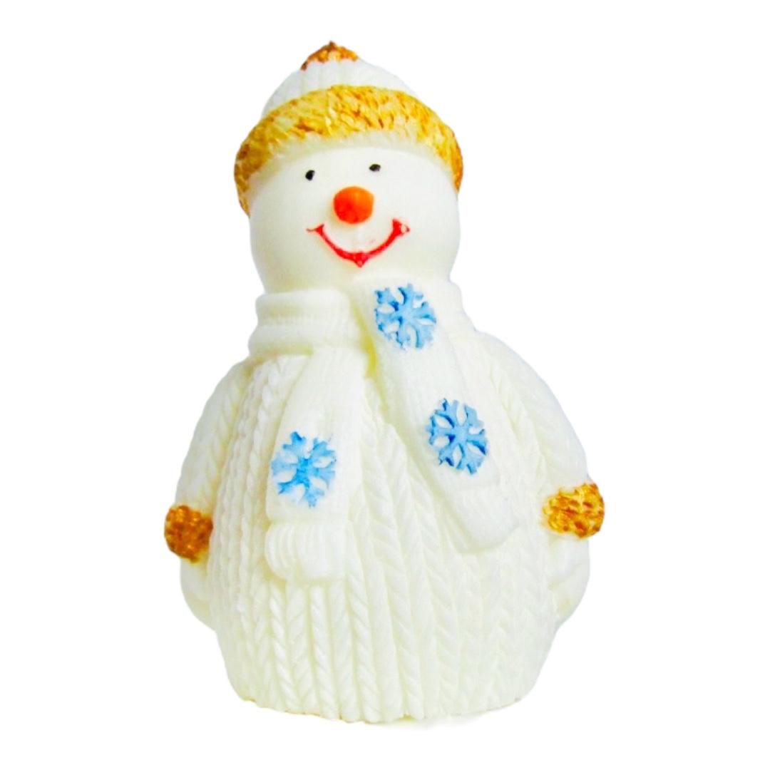Pupazzo di Neve in Maglione | Decorazione Natalizia "Cozy Winter"