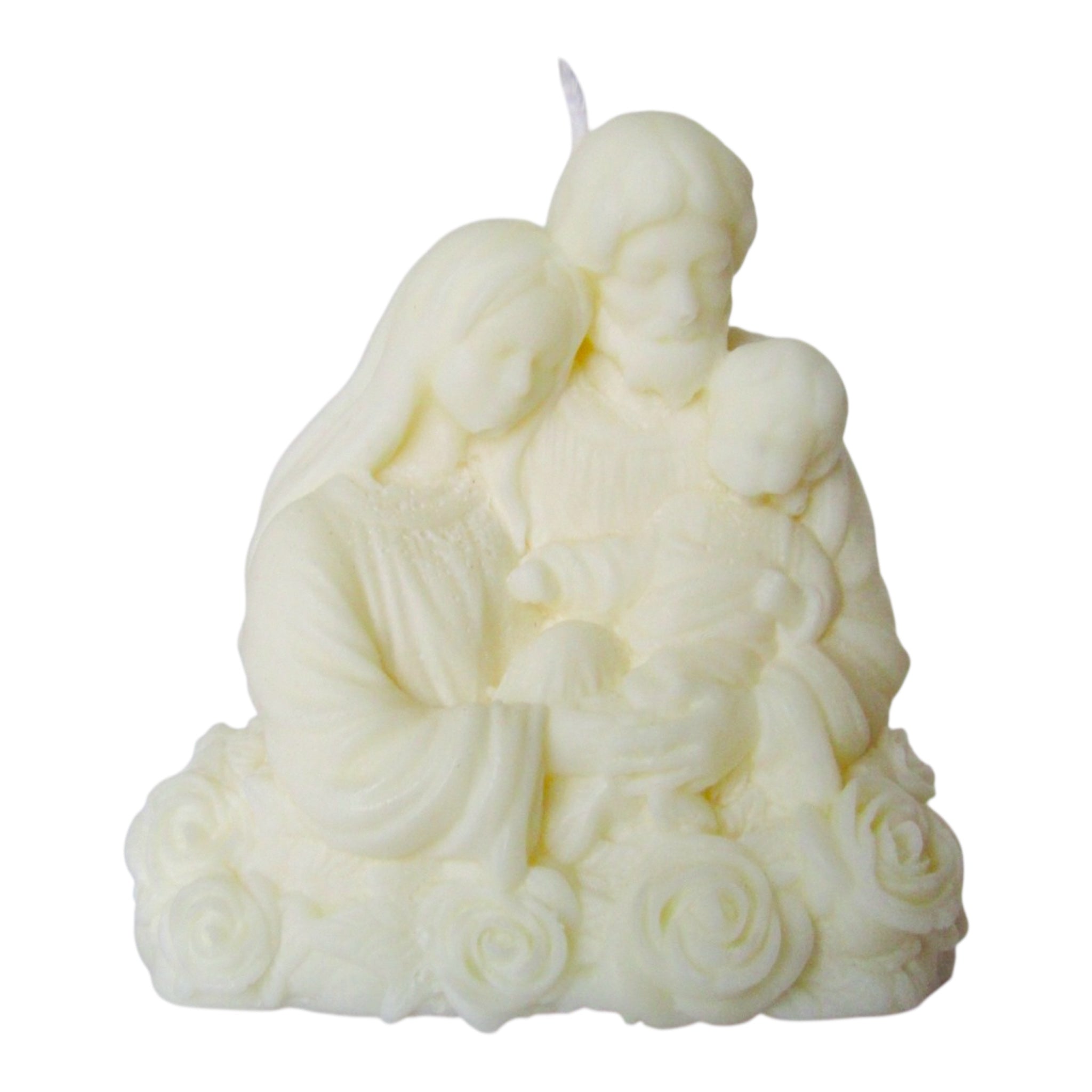 Candela Sacra Famiglia in Cera - Statua Artistica