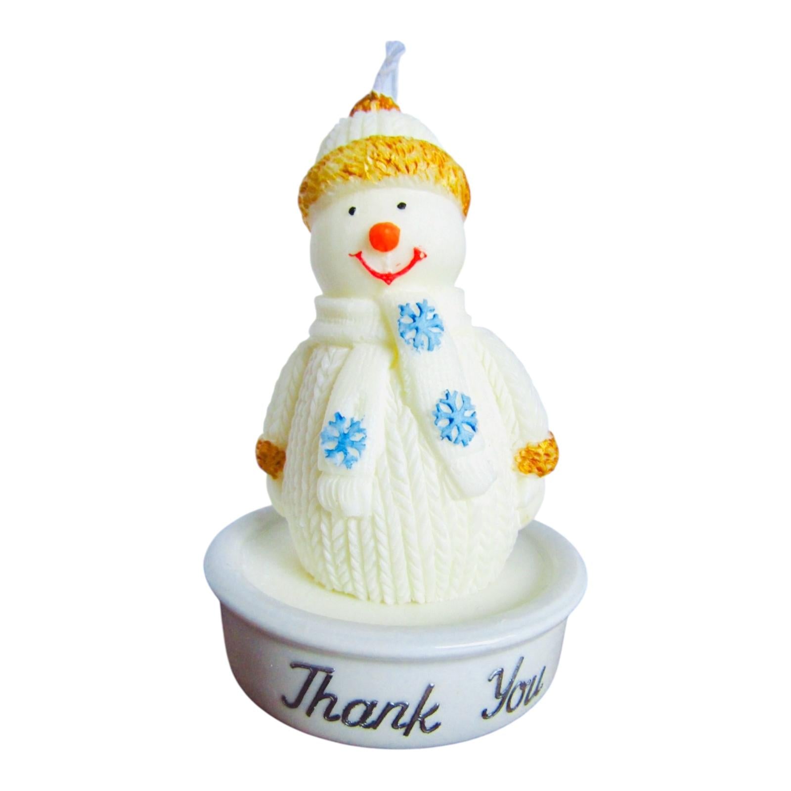 Pupazzo di Neve "Thank You" | Regalo Natalizio di Ringraziamento